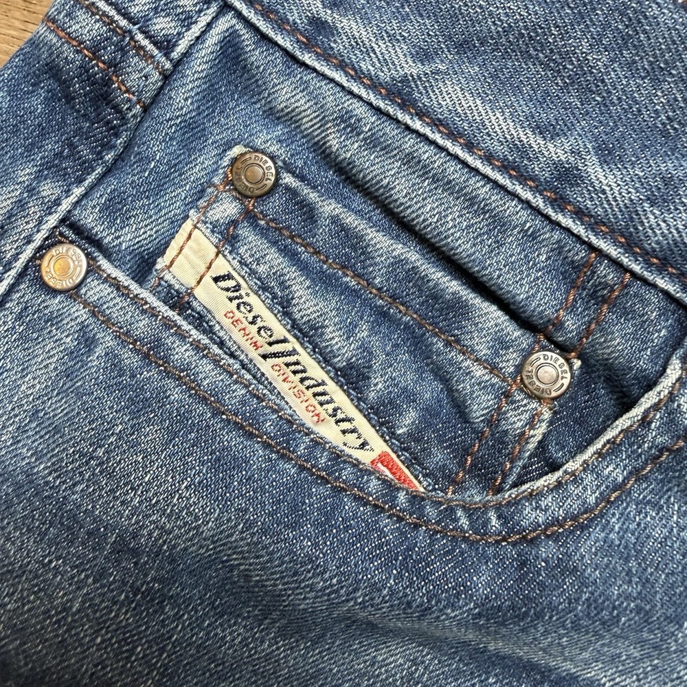 Diesel Jeans Women 30x30 Blue Bootcut Denim Made Italy Western Cowgirl Vintage - Picture 7 of 13